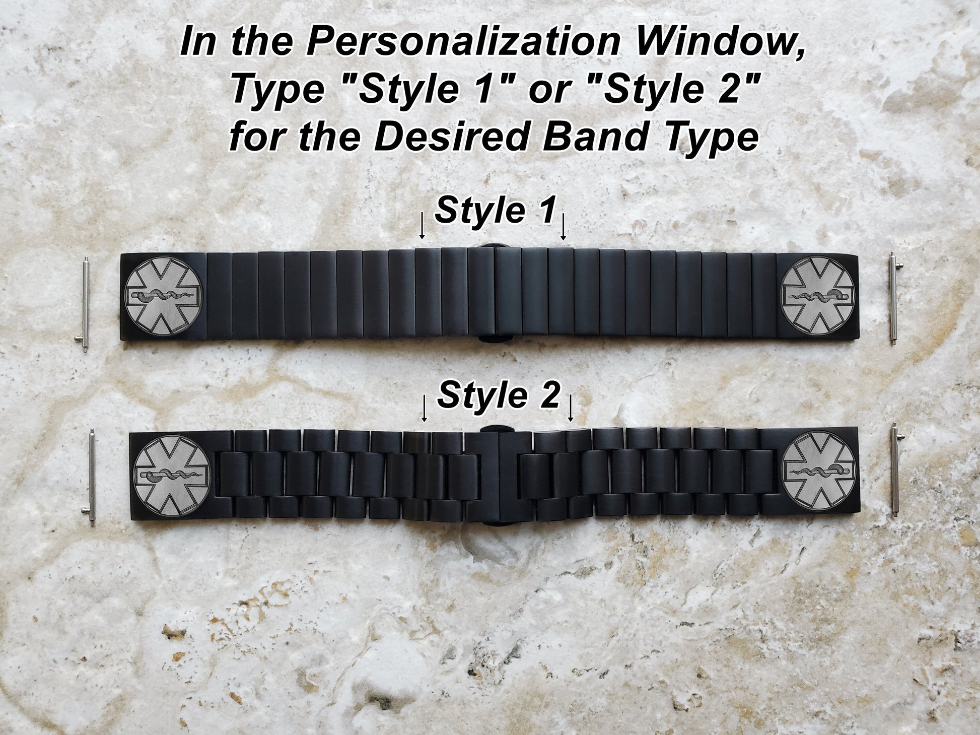 Engraved Watch Band for Garmin Forerunner 745 265 255 Venu 3 2 Vivoactive 4 Darth Vader First Avenger Black Stainless Steel Strap MS2 -B22