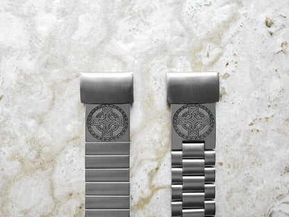 Engraved Watch Band for Garmin Fenix 7X Pro 6X Pro 5X Plus Fenix 3 Descent Mk3i 51mm Mk2i Mk2 Mk1 Enduro 2 Stainless Steel Strap CC2 A26