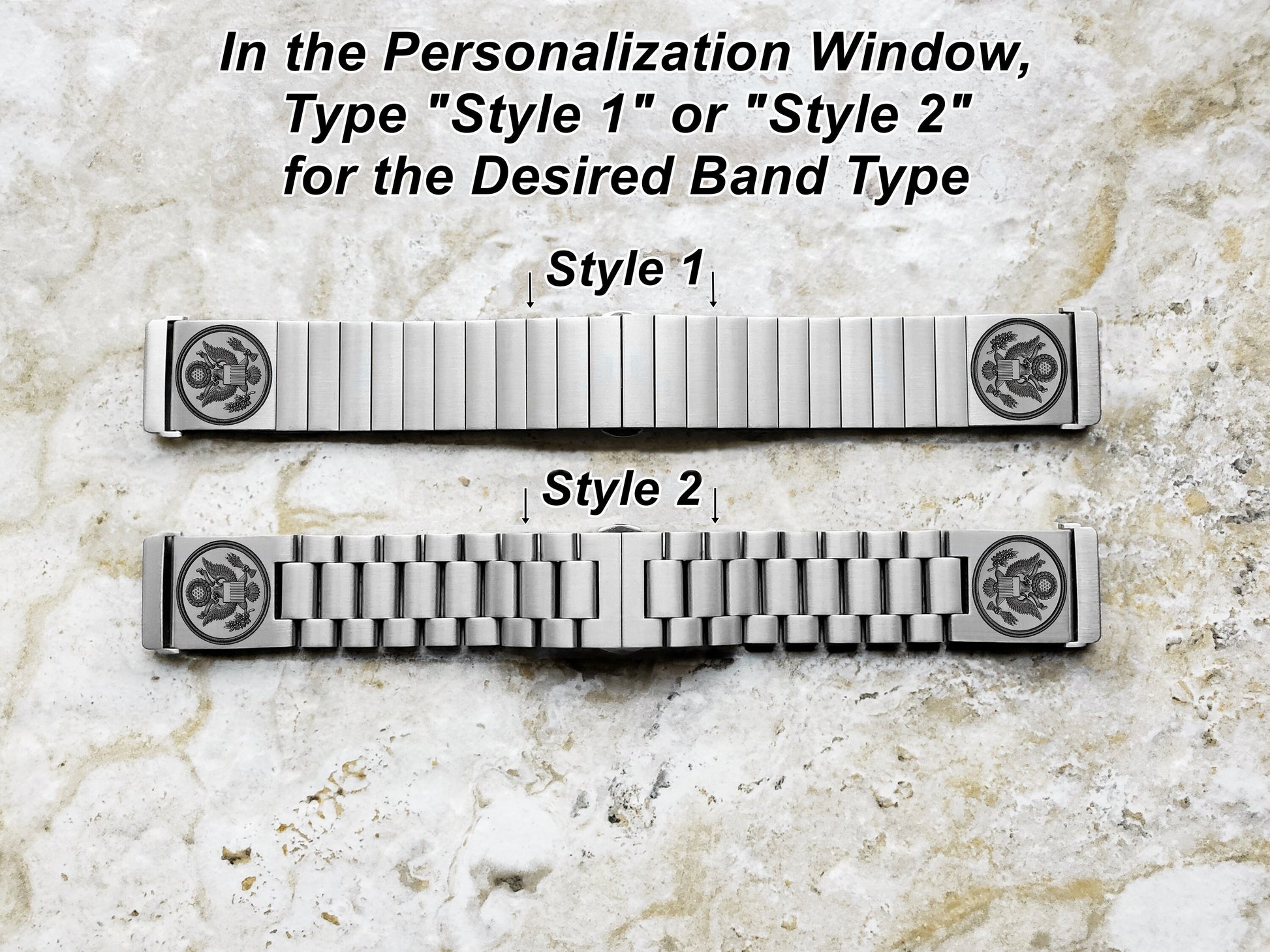 Engraved Watch Band Compatible with Fitbit Versa Lite 2 3 4 and Sense 2 Smartwatches Silver Color Stainless Steel Bracelet Strap AS1