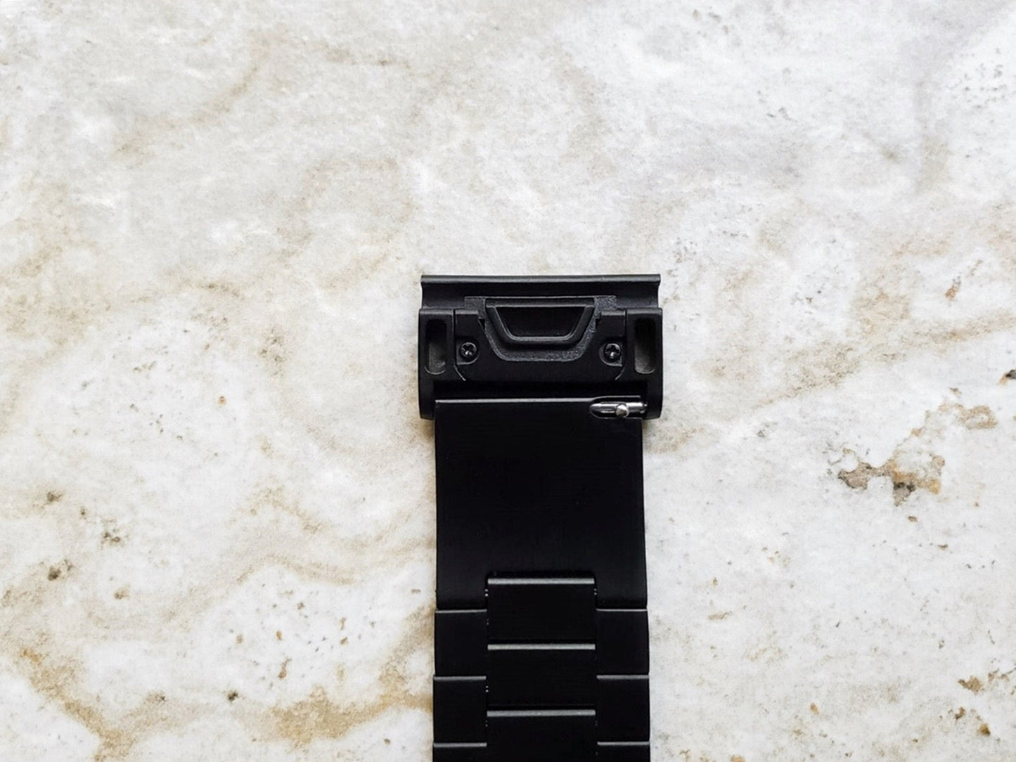 Engraved Watch Band for Garmin Fenix 7X 6X Pro 5X Plus Fenix 3 Descent Mk3i 51mm Mk2i Mk2 Mk1 Enduro 2 Black Stainless Steel F1 A26