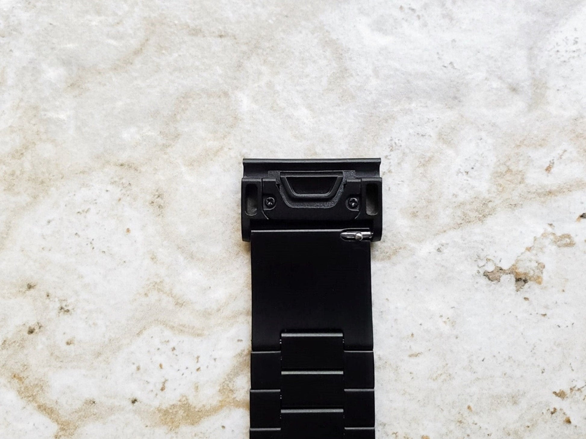 Engraved Watch Band for Garmin Fenix 7X 6X Pro 5X Plus Fenix 3 Descent Mk3i 51mm Mk2i Mk2 Mk1 Enduro 2 Black Stainless Steel F1 A26