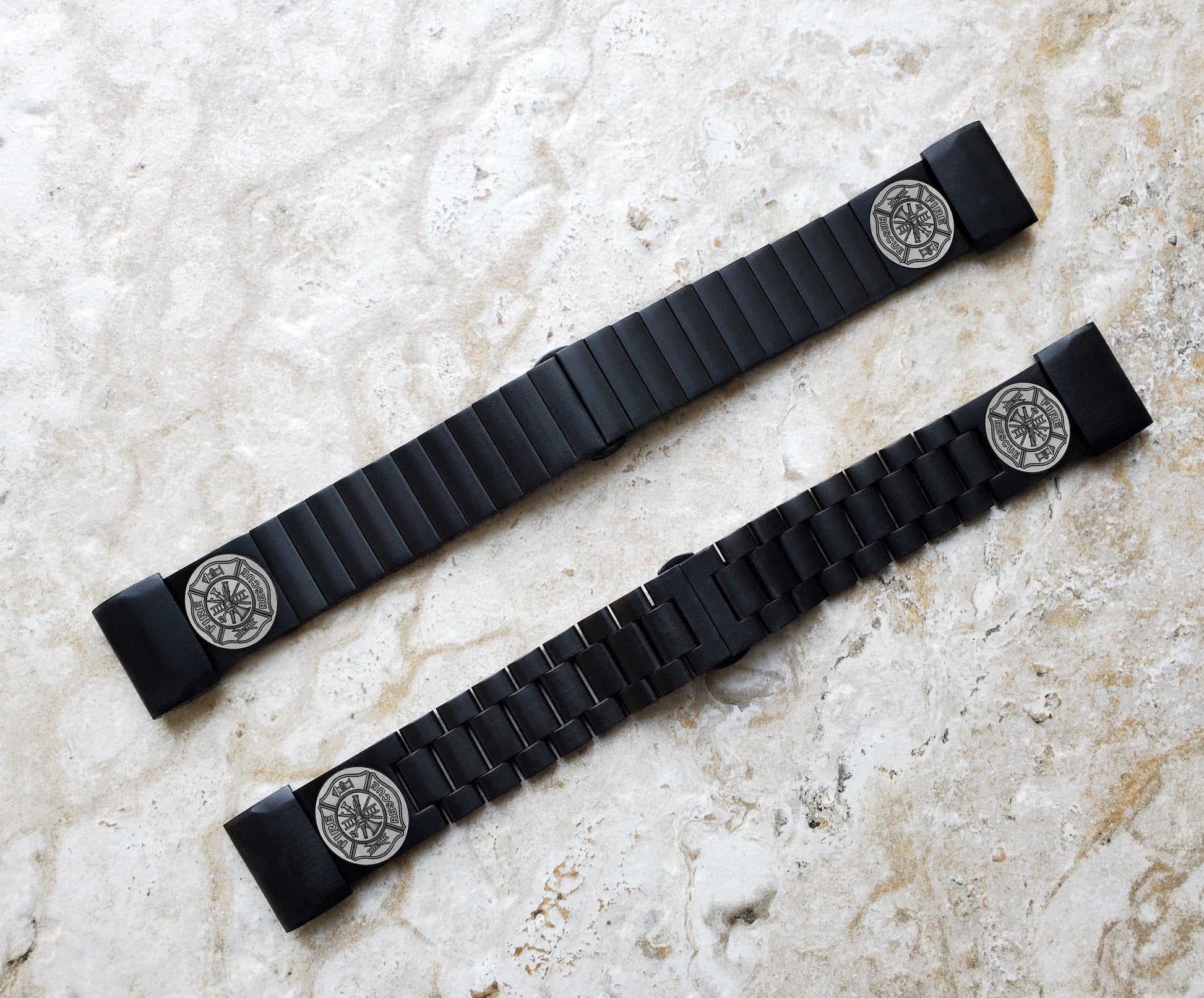 Engraved Watch Band for Garmin Fenix 7X 6X Pro 5X Plus Fenix 3 Descent Mk3i 51mm Mk2i Mk2 Mk1 Enduro 2 Black Stainless Steel F1 A26