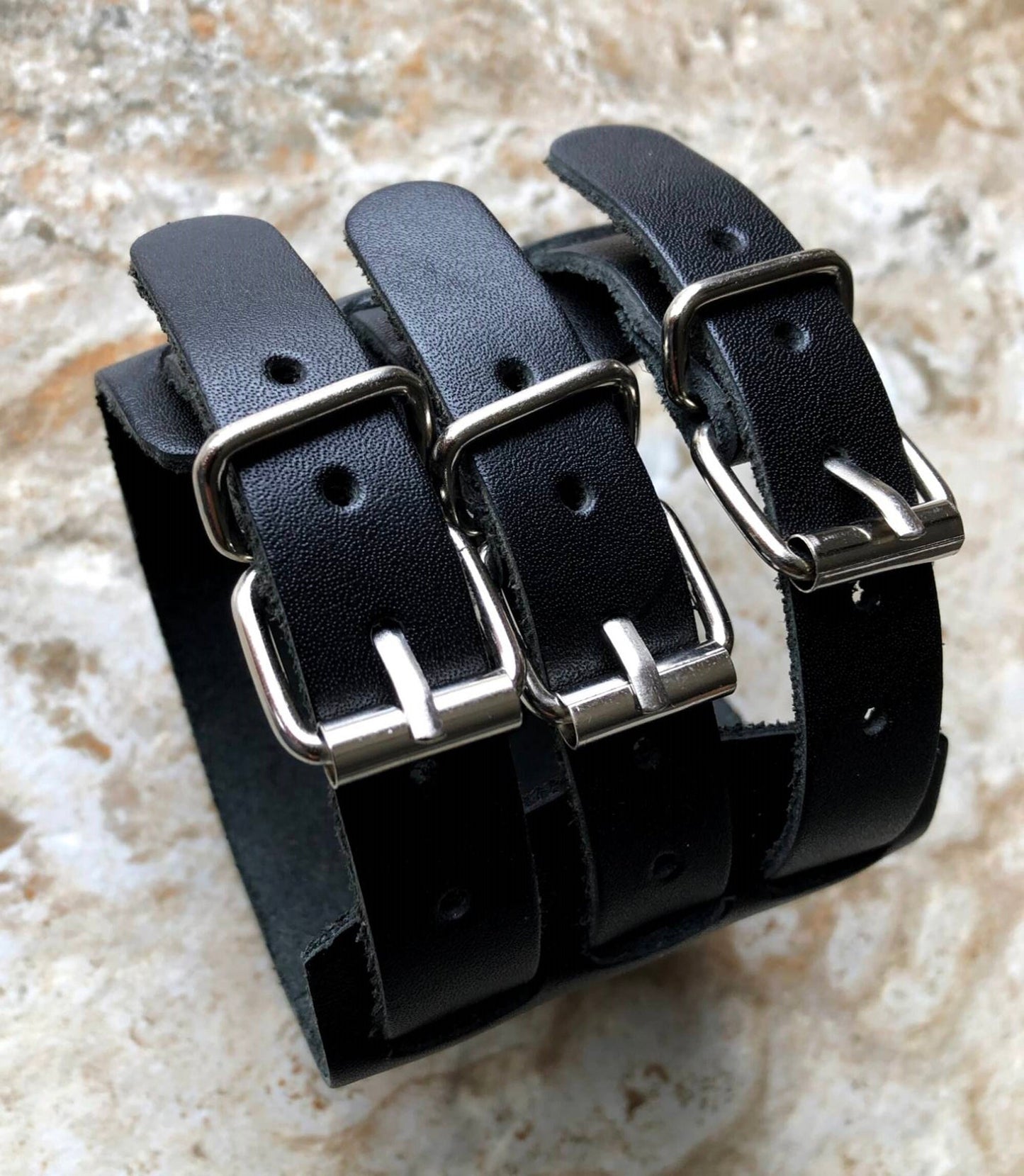 Samsung Watch Band Cuff Bund Steampunk Wide Strap Leather Bracelet for Galaxy Watch 7 6 5 4 40mm 44 45mm Classic 42 43 46 47mm Active 2 BL20