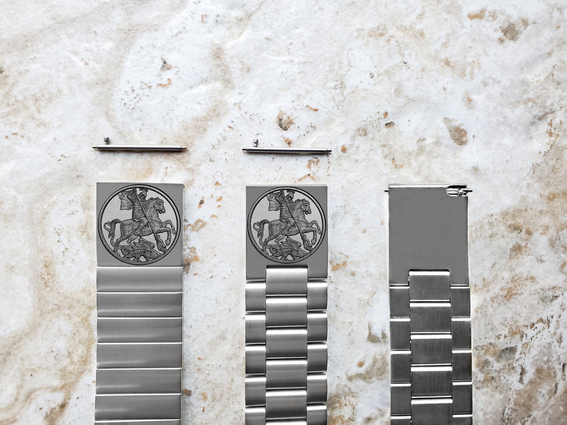 Garmin Watch Band Saint George for Forerunner 745 265 255 Venu 3 2 Vivoactive 4 Darth Vader First Avenger Engraved St Steel Strap DK2-B22