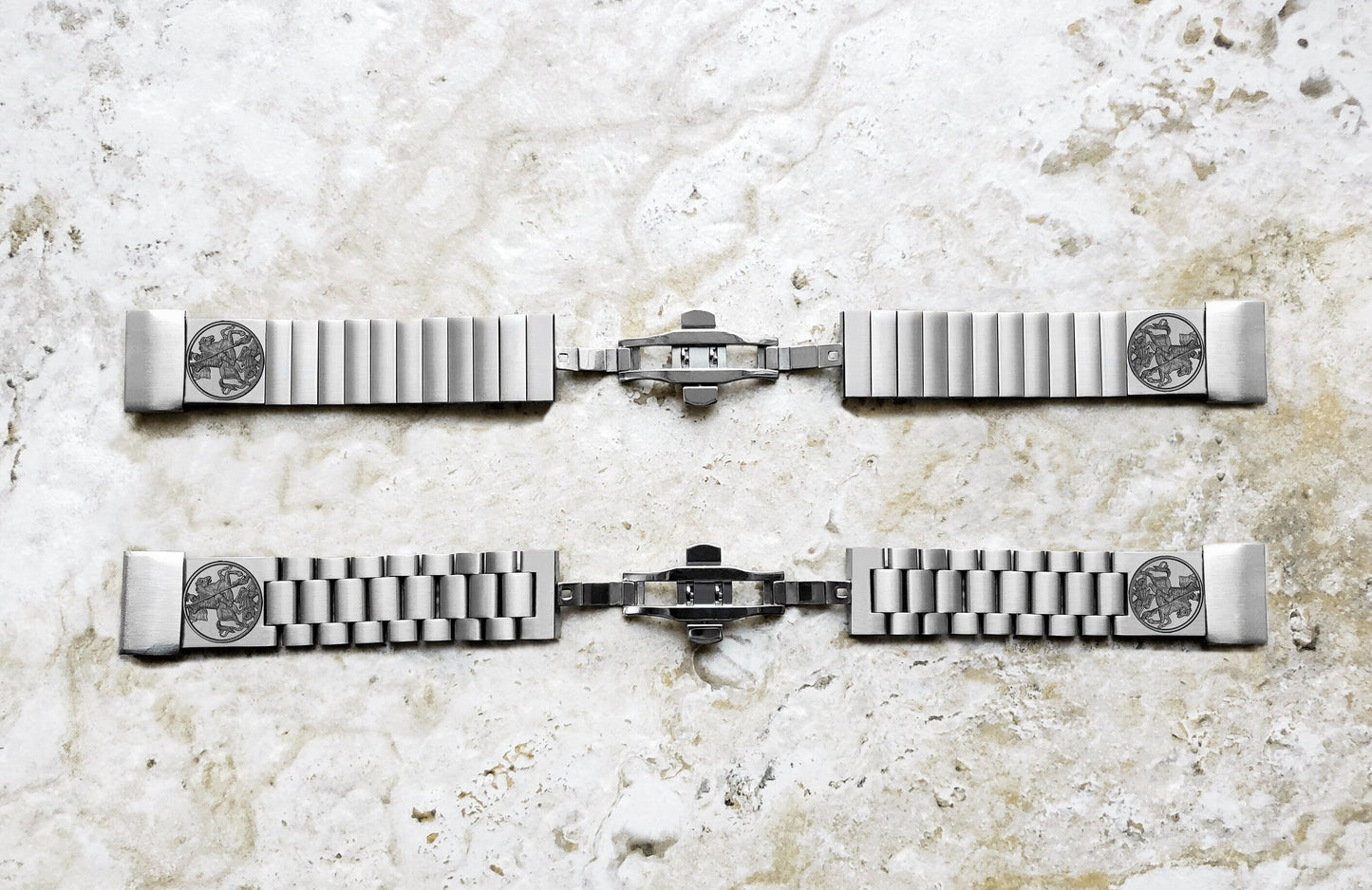 Garmin Watch Band Saint George for Fenix 7X Pro 6X Pro 5X Plus Descent Mk3i 51mm Mk2i Mk2 Mk1 Enduro 2 Engraved St Steel Strap DK2 A26