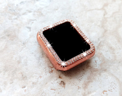 Apple Watch Crystal Bezel Bling Case Cover for Ultra 2 9 8 7 SE 6 5 4 3 2 Series 49mm 45mm 44mm 42mm 41mm 40mm 38mm Protective Bumper Frame