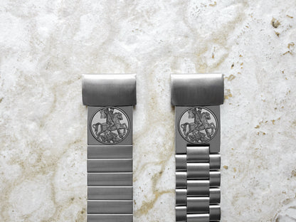 Garmin Watch Band Saint George for Fenix 7X Pro 6X Pro 5X Plus Descent Mk3i 51mm Mk2i Mk2 Mk1 Enduro 2 Engraved St Steel Strap DK2 A26