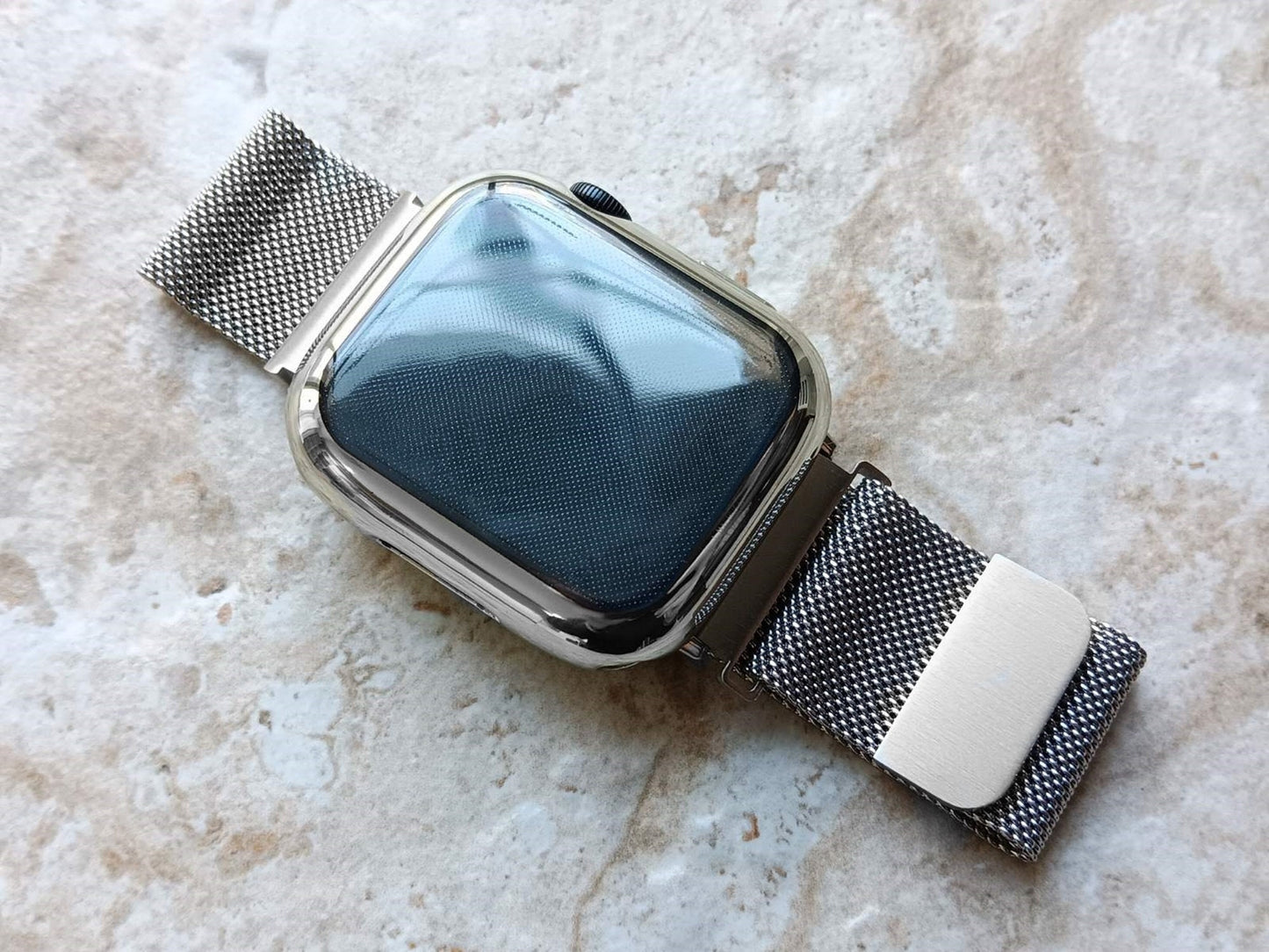 Apple Watch Case Cover for Ultra 2 49mm 45mm 44 41mm 40mm Case 9 8 7 SE 6 5 4 3 2 1 Series Soft Bezel Bumper with Built in Screen Protector