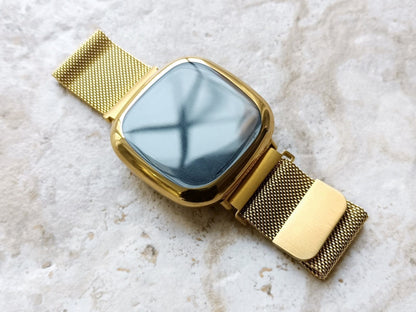 Fitbit Watch Bezel Case Cover for Versa 2 3 4 and Sense 1 2 Smartwatches Soft Slim Protective Bumper Frame with Built in Screen Protector