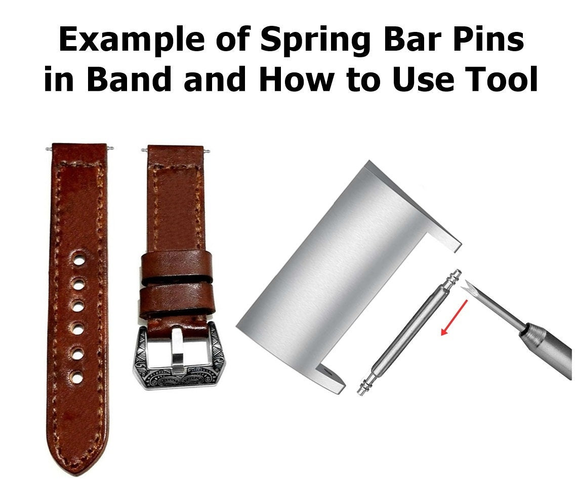 Fitbit Charge 6 5 4 3 2 Adapters Connectors Quick Release and Spring Bar Pins with Tool Set for 18mm Width Bands Straps Lug Attachment