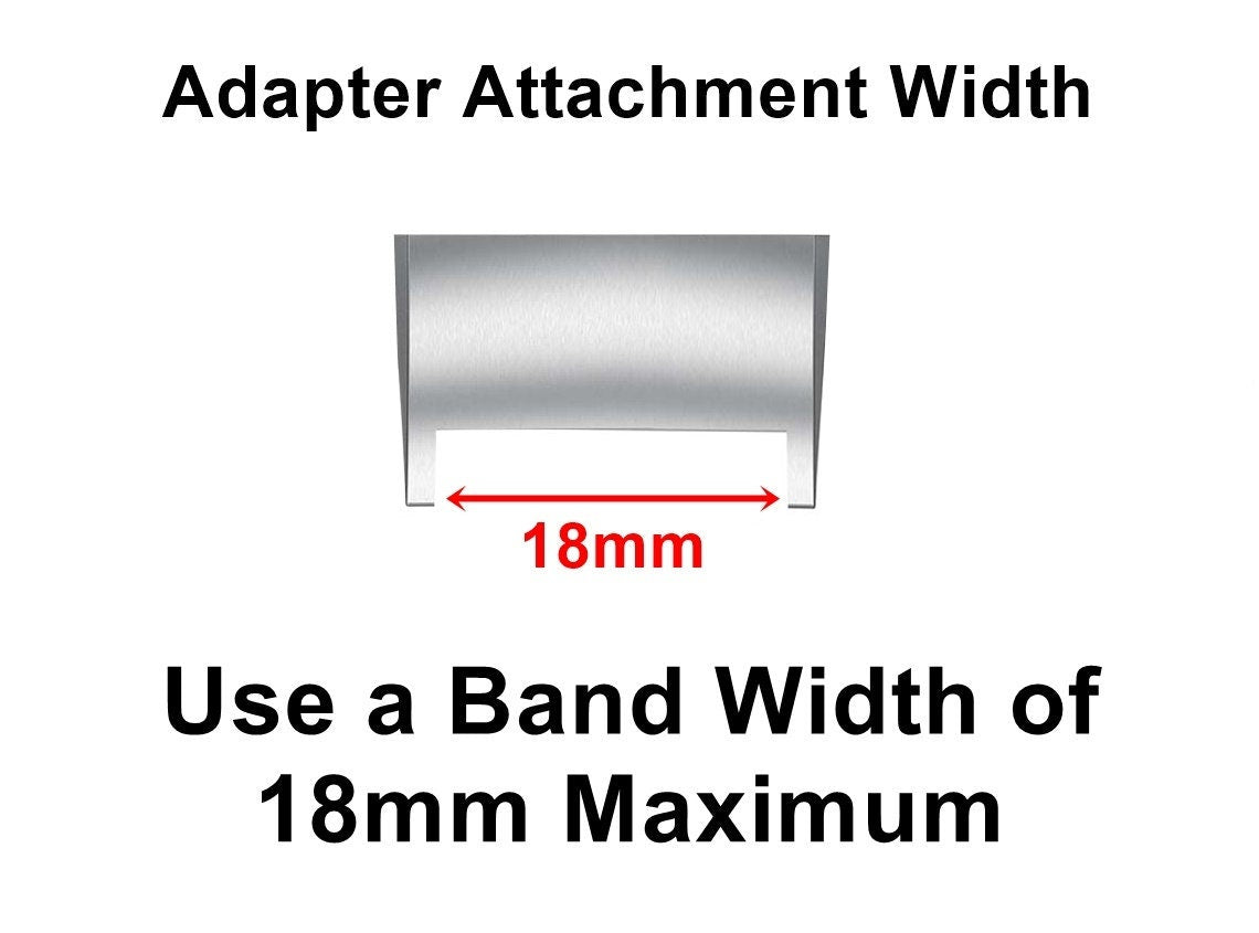 Fitbit Charge 6 5 4 3 2 Adapters Connectors Quick Release and Spring Bar Pins with Tool Set for 18mm Width Bands Straps Lug Attachment