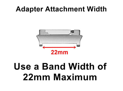 Fitbit Ionic Adapters Connectors Quick Release and Spring Bar Pins with Tool Set for 22mm Lug Attachment Bands Straps Rose Gold Silver Black