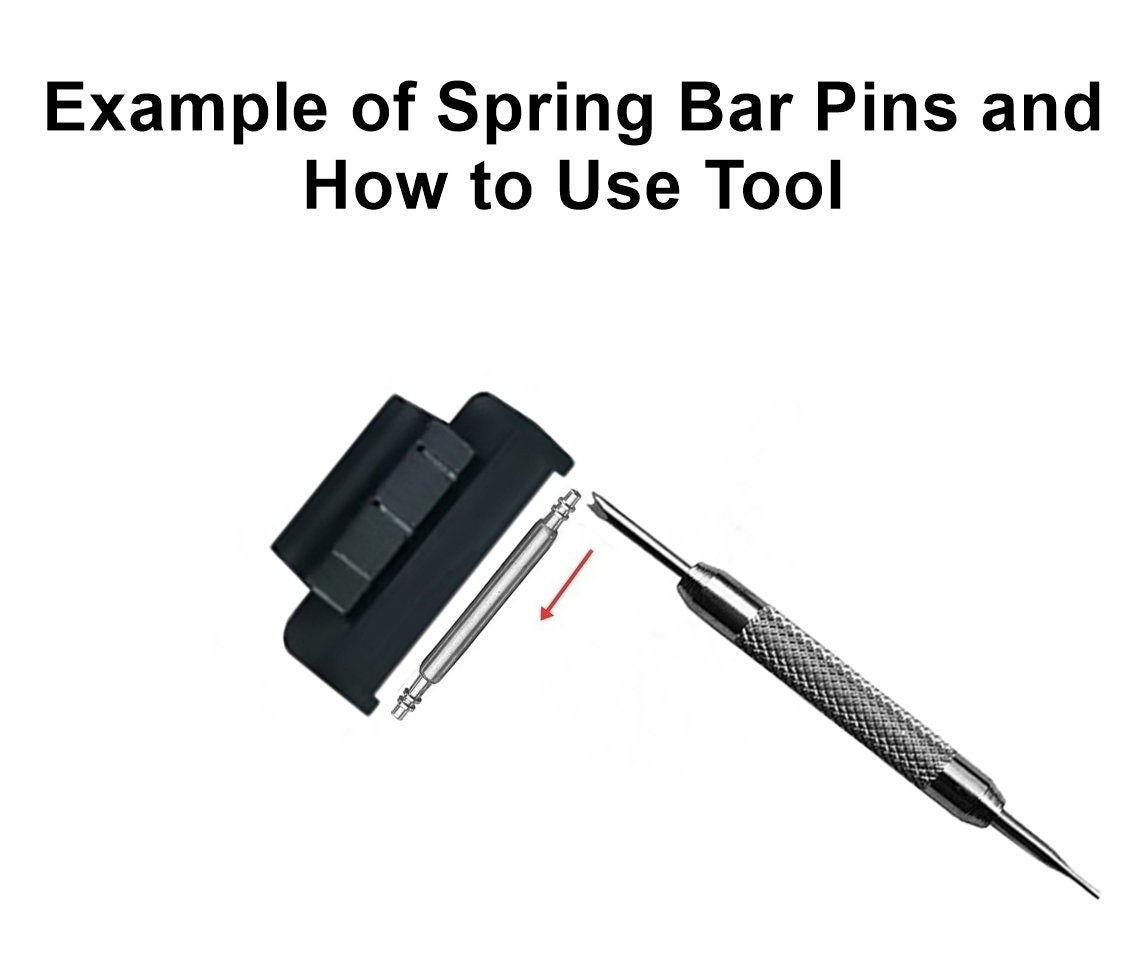 Fitbit Inspire HR 2 Adapters Connectors Quick Release and Spring Bar Pins with Tool Set for 14mm Lug Attachment Bands Straps