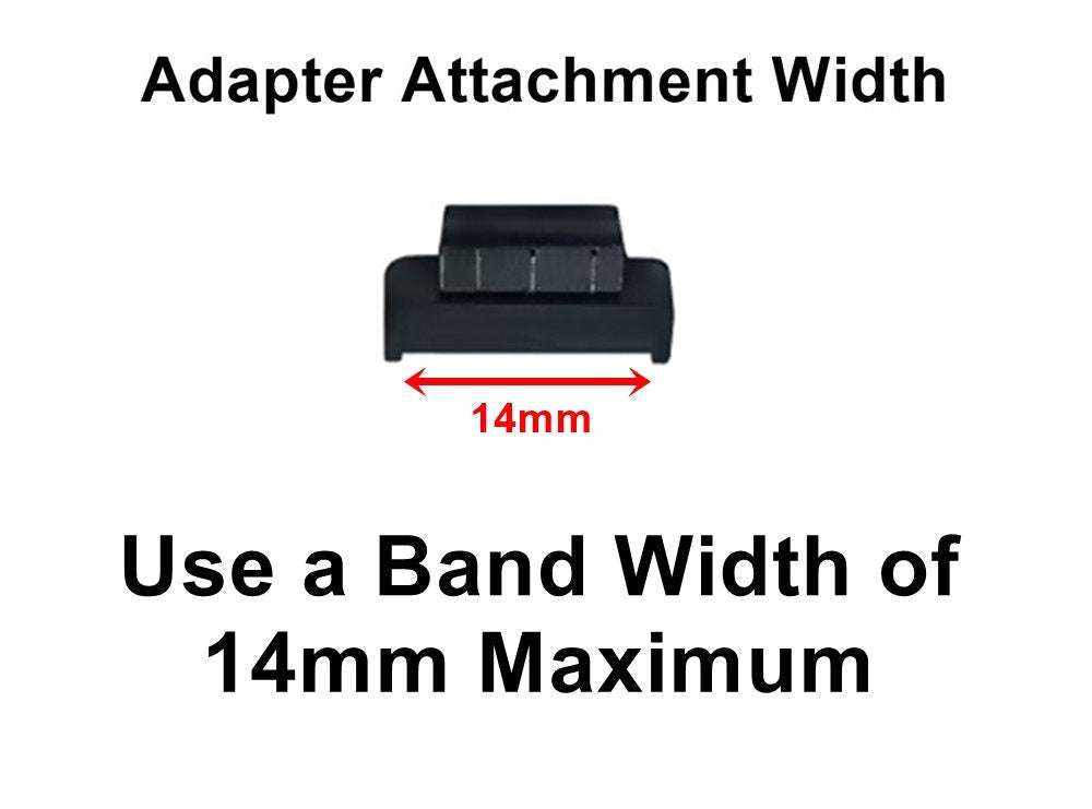 Fitbit Inspire HR 2 Adapters Connectors Quick Release and Spring Bar Pins with Tool Set for 14mm Lug Attachment Bands Straps