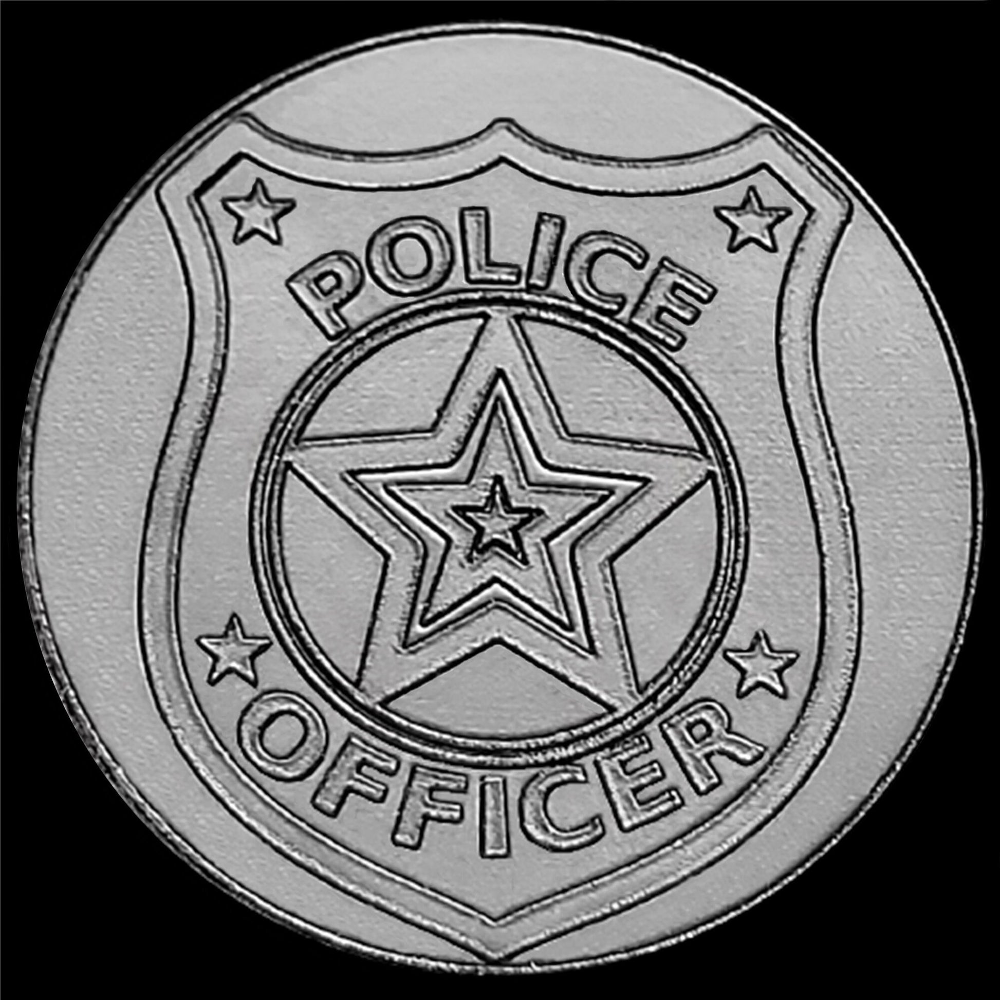 Police Badge Engraved Band for Garmin Fenix 7X Pro 6X Pro 5X Plus Fenix 3 Descent Mk3i 51mm Mk2i Mk2 Mk1 and Enduro 2 Black Strap PB4 A26