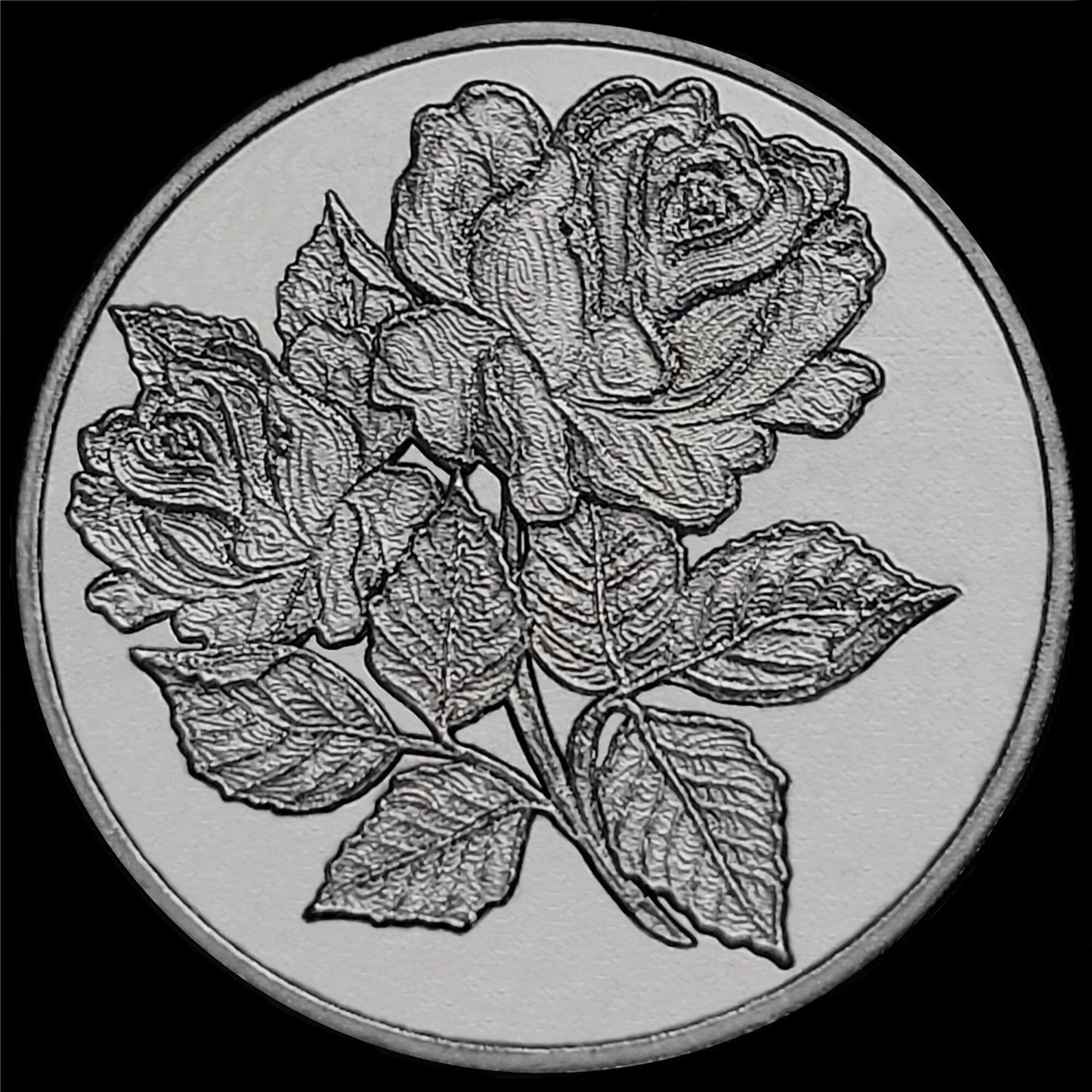 Roses Floral Engraved Band for Garmin Fenix 7X Pro 6X Pro 5X Plus Fenix 3 Descent Mk3i 51mm Mk2i Mk2 Mk1 Enduro 2 Black St Steel RS1 A26