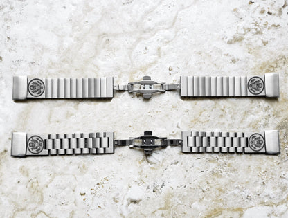 Engraved Watch Band for Garmin Fenix 7X Pro 6X Pro 5X Plus Fenix 3 Descent Mk3i 51mm Mk2i Mk2 Mk1 Enduro 2 Stainless Steel Strap AS1 A26