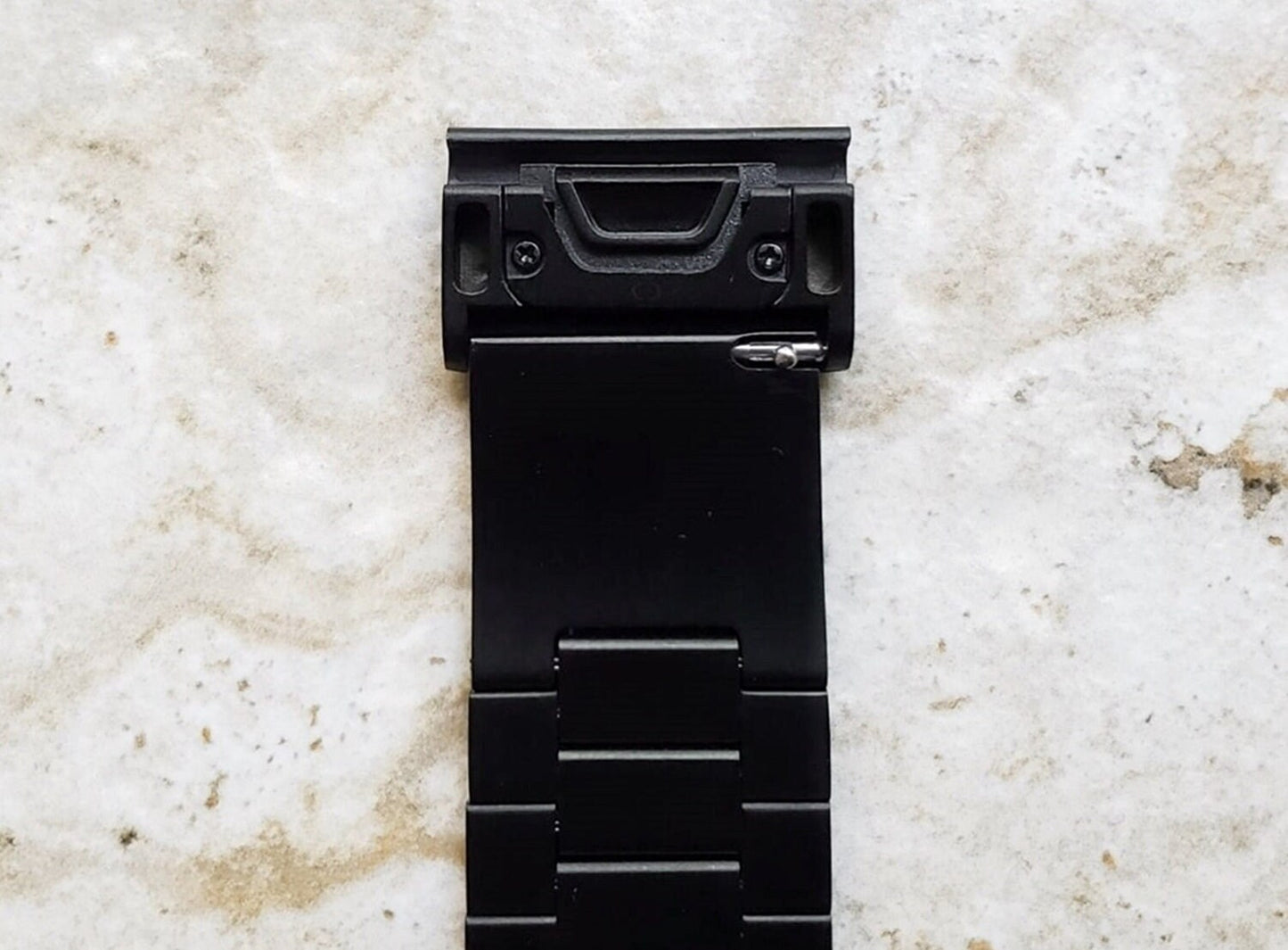 Engraved Watch Band for Garmin Fenix 7X Pro 6X Pro 5X Plus Fenix 3 Descent Mk3i 51mm Mk2i Mk2 Mk1 Enduro 2 Black Stainless Steel SS2 A26