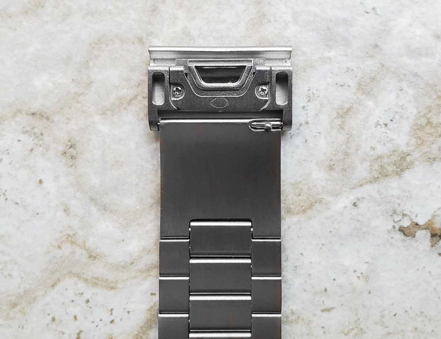 Engraved Watch Band for Garmin epix Pro 51mm Foretrex 601 701 Quatix 3 6X 7X D2 Tactix 7 Instinct 2X Solar Stainless Steel Strap CC3 A26