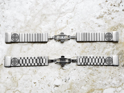 Engraved Watch Band for Garmin Fenix 7X Pro 6X Pro 5X Plus Fenix 3 Descent Mk3i 51mm Mk2i Mk2 Mk1 Enduro 2 Stainless Steel Strap CC2 A26