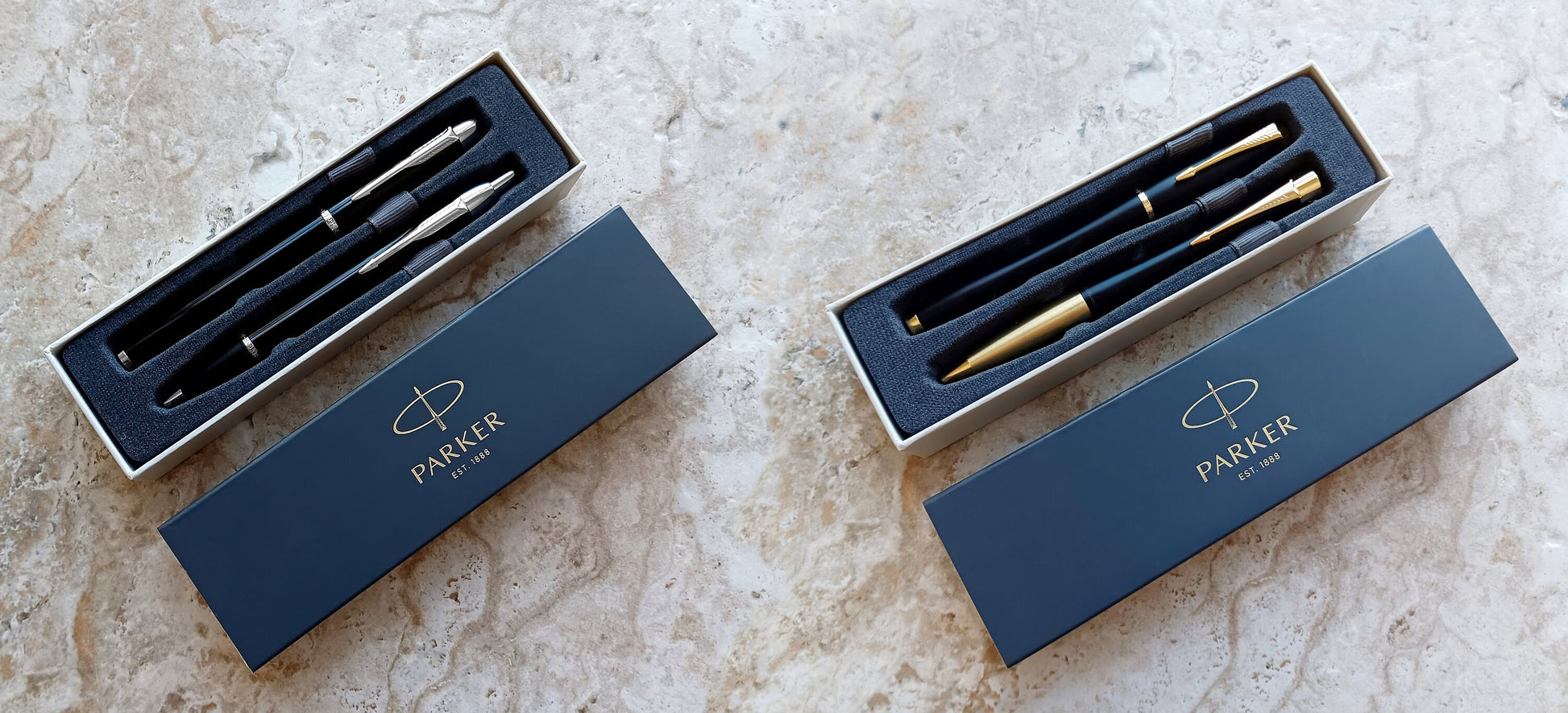 Custom Personalized Engraved Black with Chrome or Gold Trim Finish Luxury IM Urban Ballpoint Rollerball Parker Pens with Box Great Gift Idea