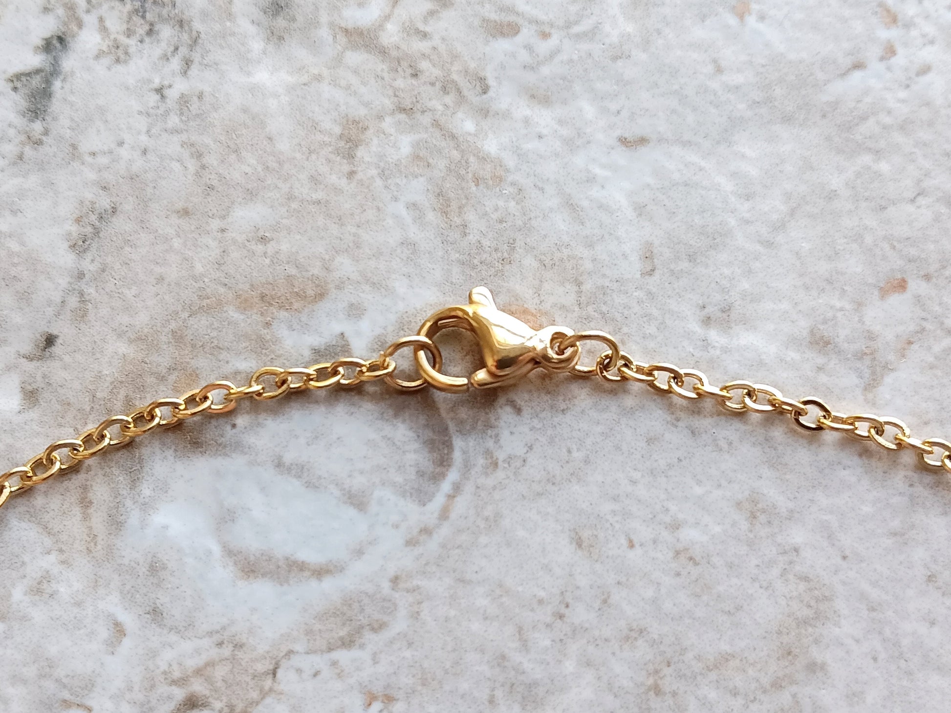 2mm Gold Shiny Color Stainless Steel Rolo Chains Necklace Unisex Customisable Size Elegant Fine Jewelry Tarnish Resistant