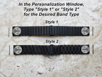 Registered Nurse Engraved Watch Band for Garmin Forerunner 745 265 255 Venu 3 2 Vivoactive 4 Darth Vader First Avenger Black Strap RN1-B22