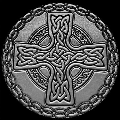 Garmin Engraved Celtic Cross Band for Vivomove 3 HR Trend Luxe Sport Style D2 Air X10 Vivoactive 5 3 Venu 2 Plus Sq 2 Black Strap CC2 -A20