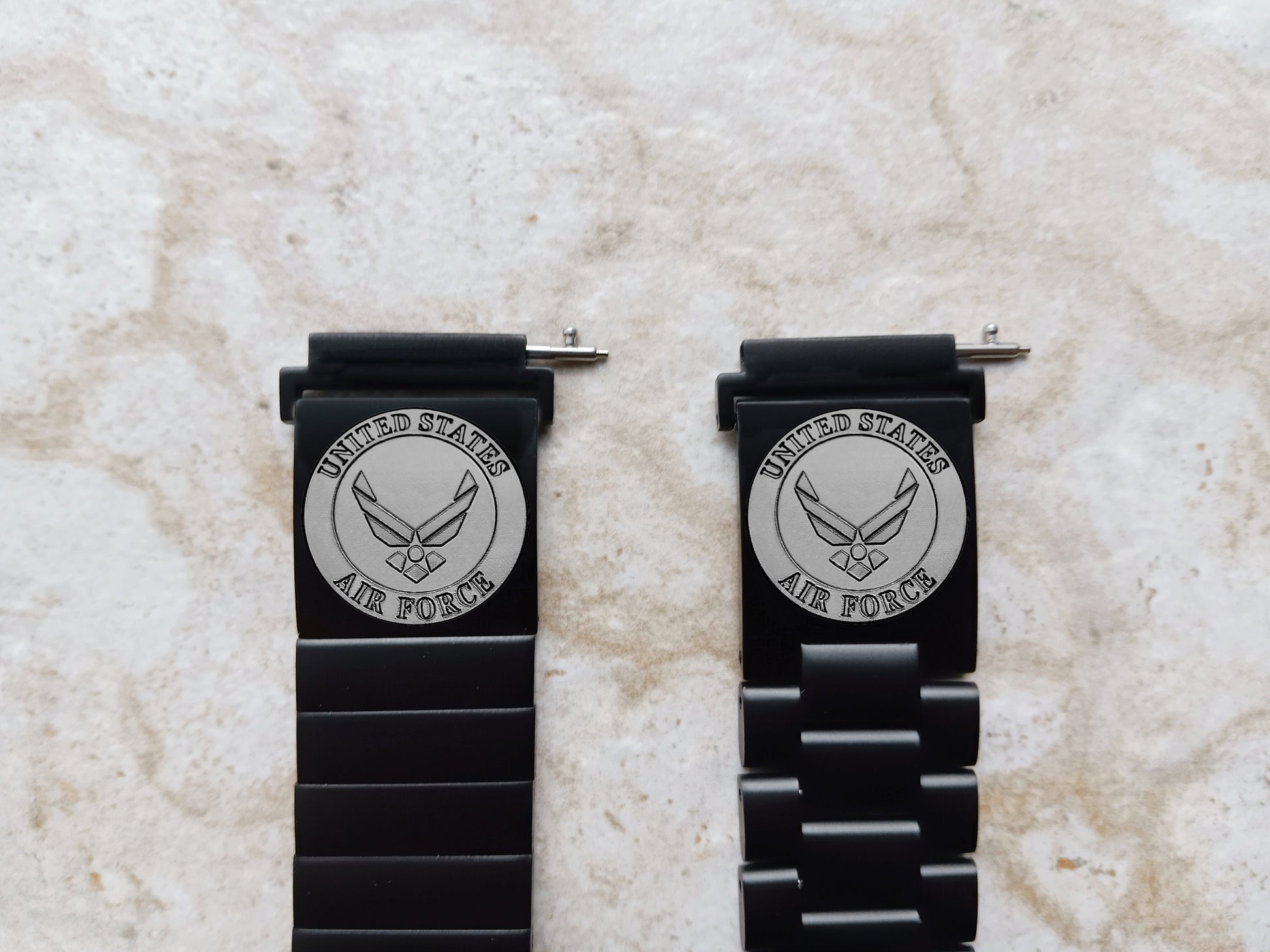 Garmin Engraved US Air Force Band for Vivomove 3 HR Trend Luxe Sport Style D2 Air X10 Vivoactive 5 3 Venu 2 Plus Sq 2 Black Strap AF3 -A20