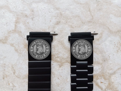 Garmin Engraved POW MIA Band for Vivomove 3 HR Trend Luxe Sport Style D2 Air X10 Vivoactive 5 3 Venu 2 Plus Sq 2 Black Strap PM1 -A20